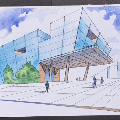 two point perspective application